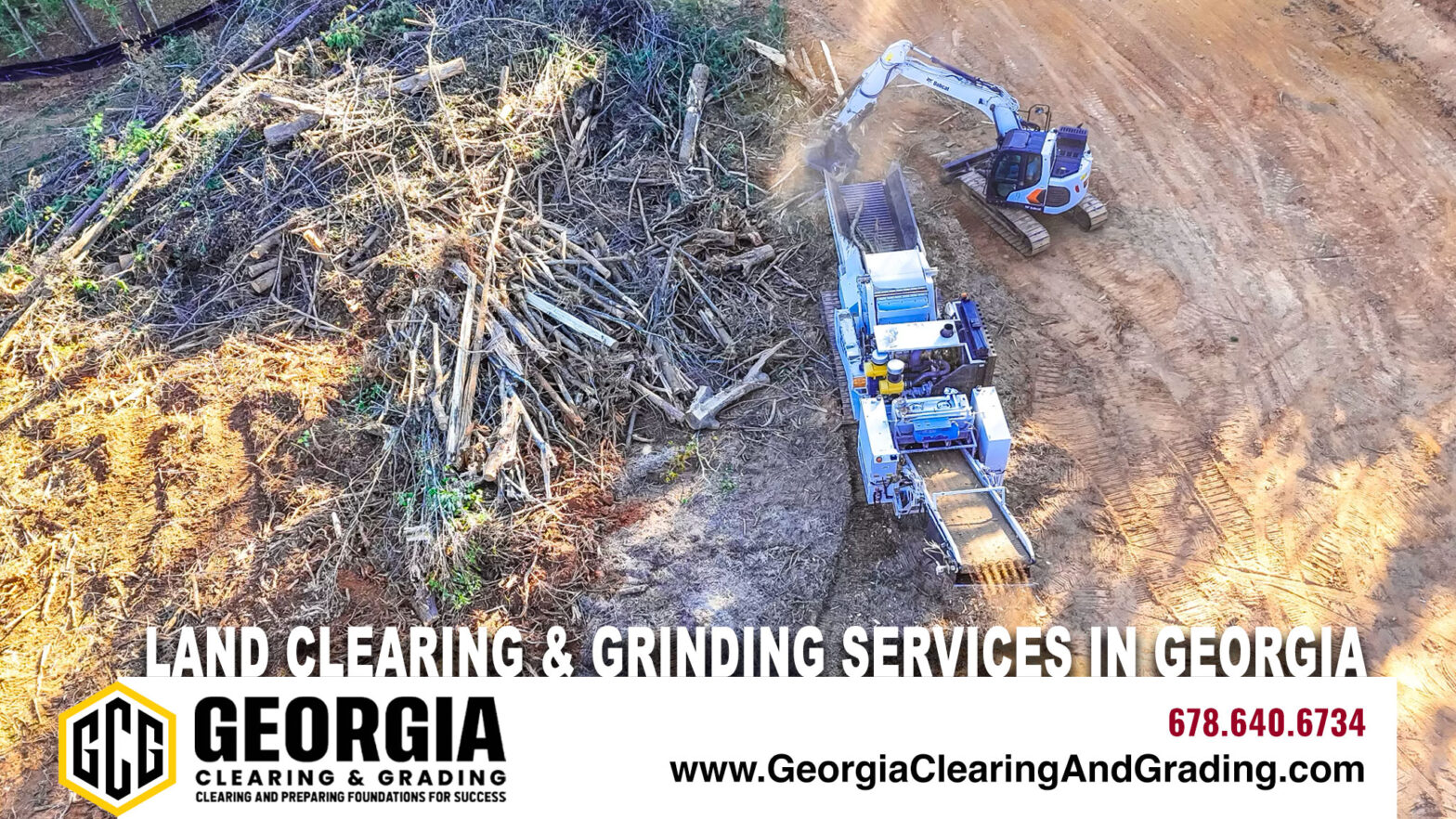 Land Clearing & Grinding Services in Georgia